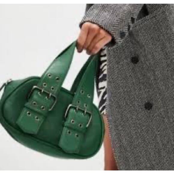 Free People Say Yes Leather Handbag - Picture 1 of 7